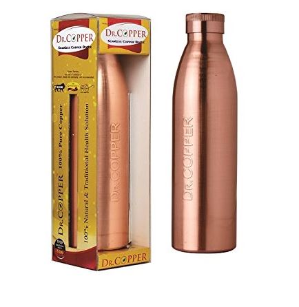 Dr Copper World's First Seam Less Copper Water Bottle